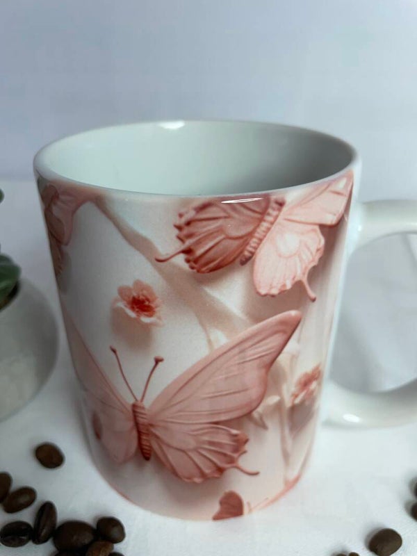 Kaffeebecher Schmetterling