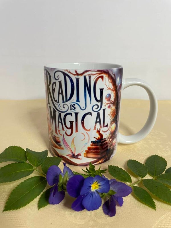 Kaffeebecher Reading is magical