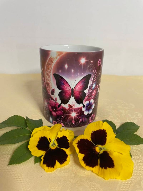Kaffeebecher Schmetterling