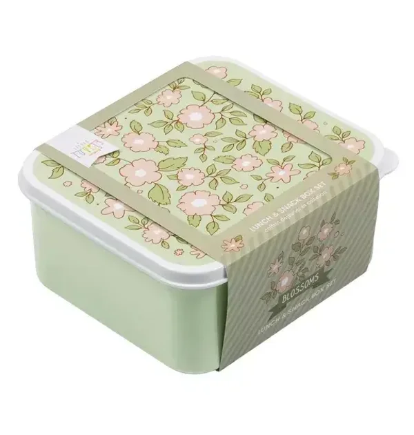 4 lunch box fleurs