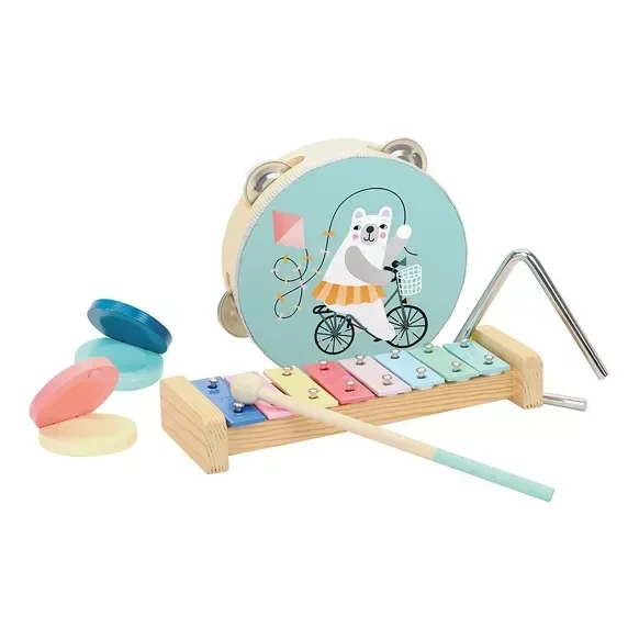 set de musique en bois