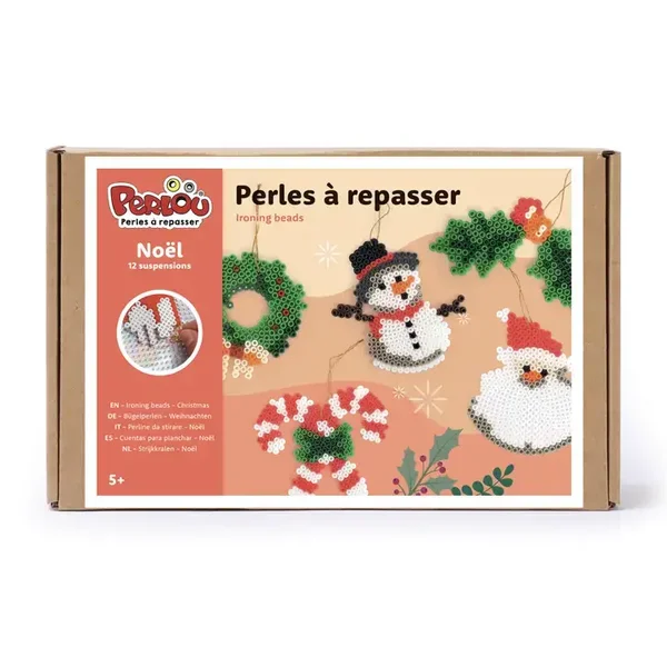 BOITE PERLOU 12 SUSPENSIONS NOEL 3000 PERLES