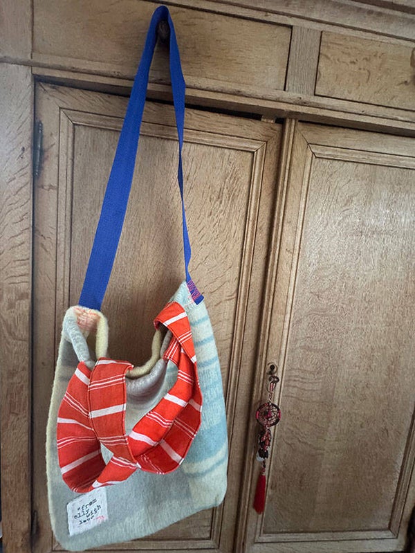 dekentas met lange en korte hengsels