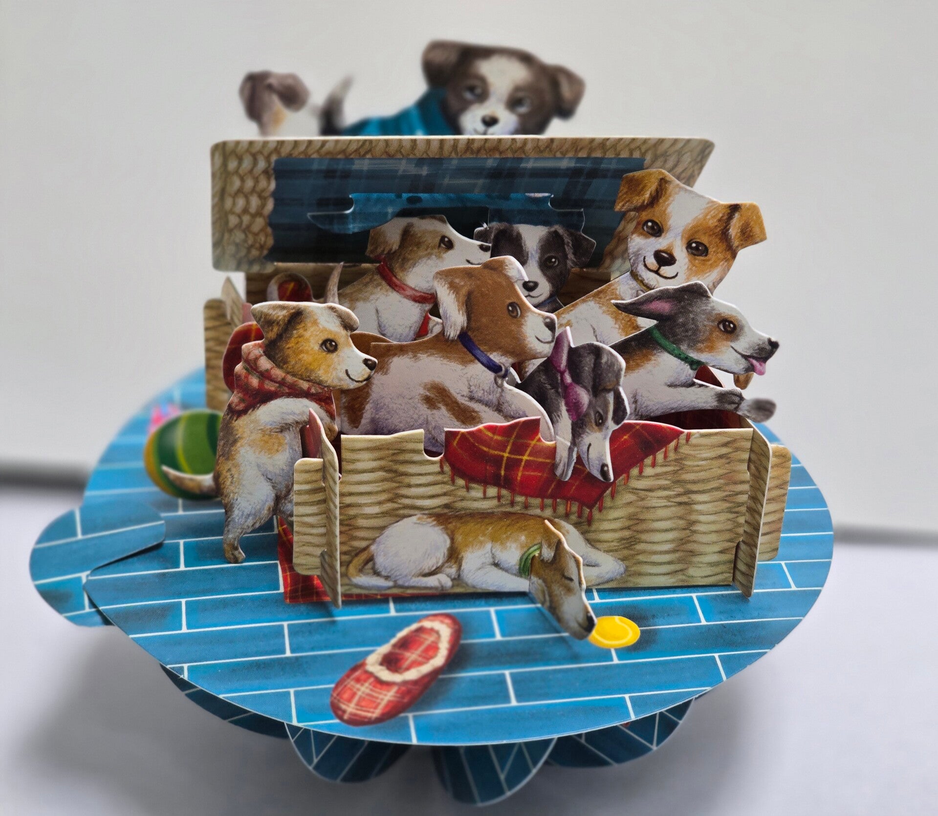 Puppies piruette card