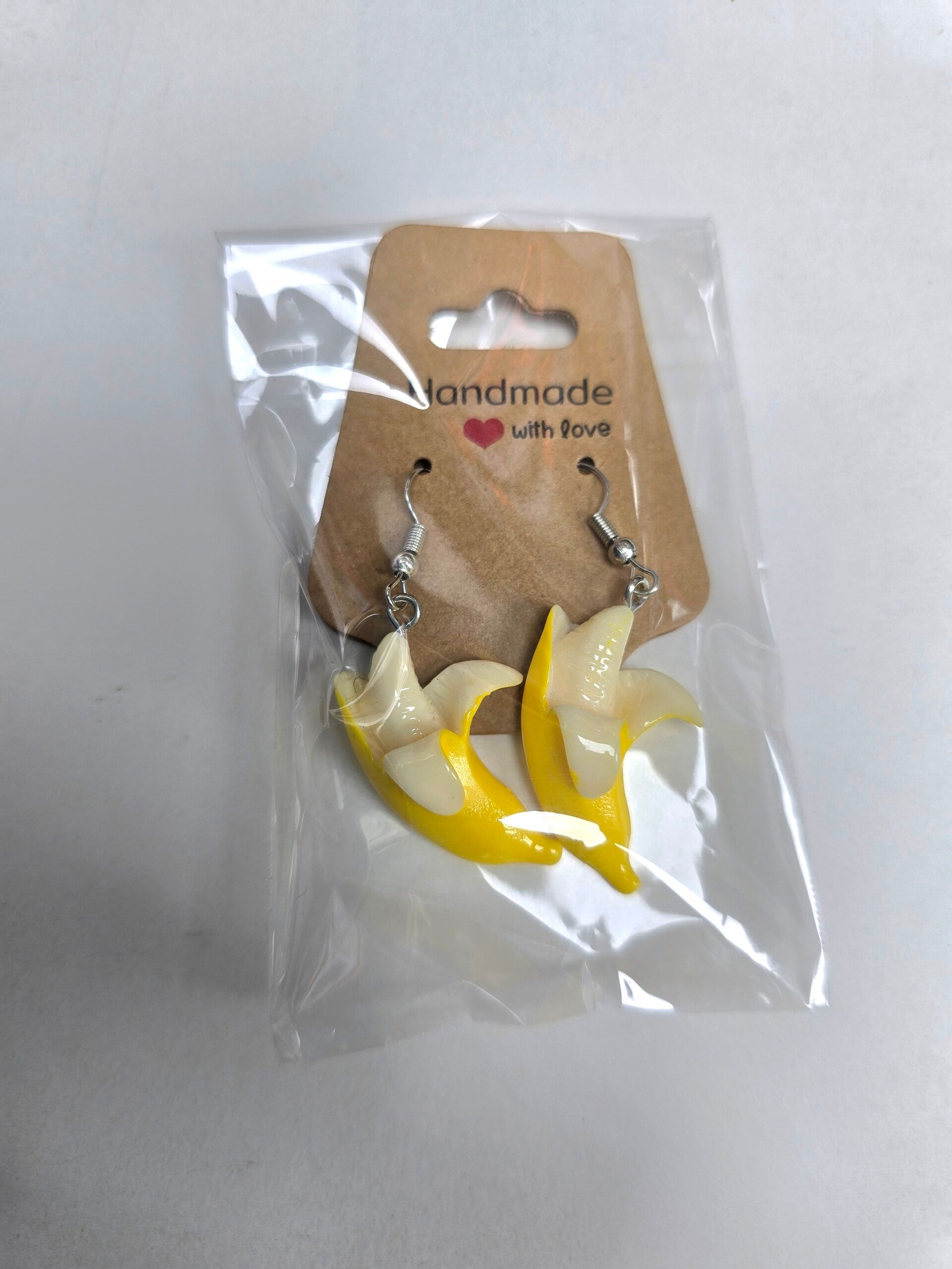 Funny earrings bananas