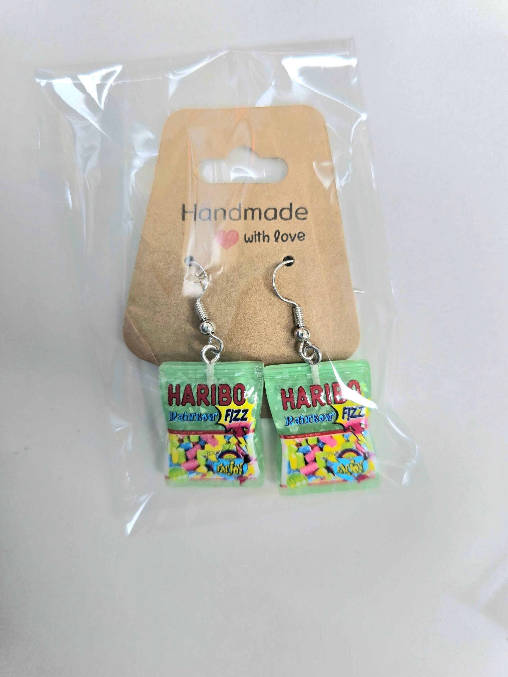 Funny earrings Haribo green