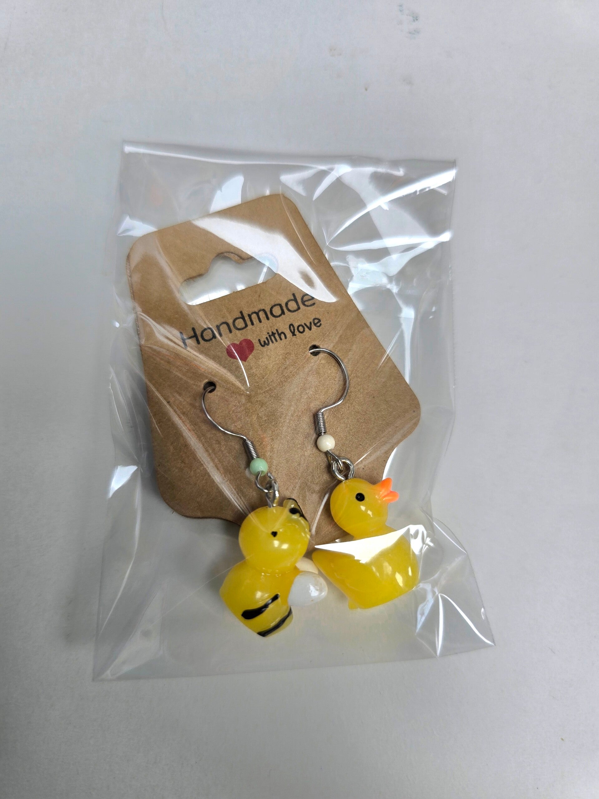 Funny earrings Duckie& Bee
