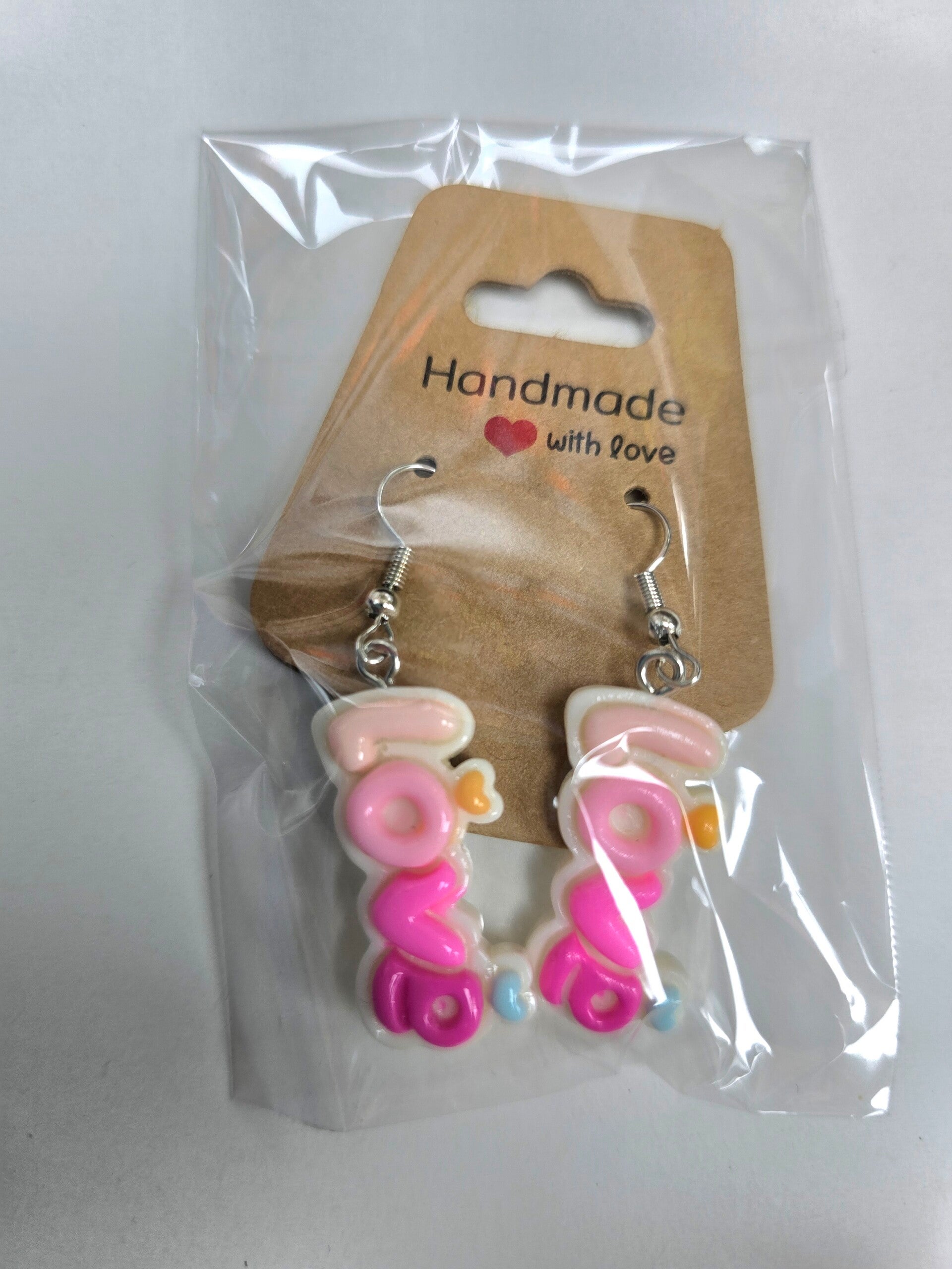 Funny earrings Love