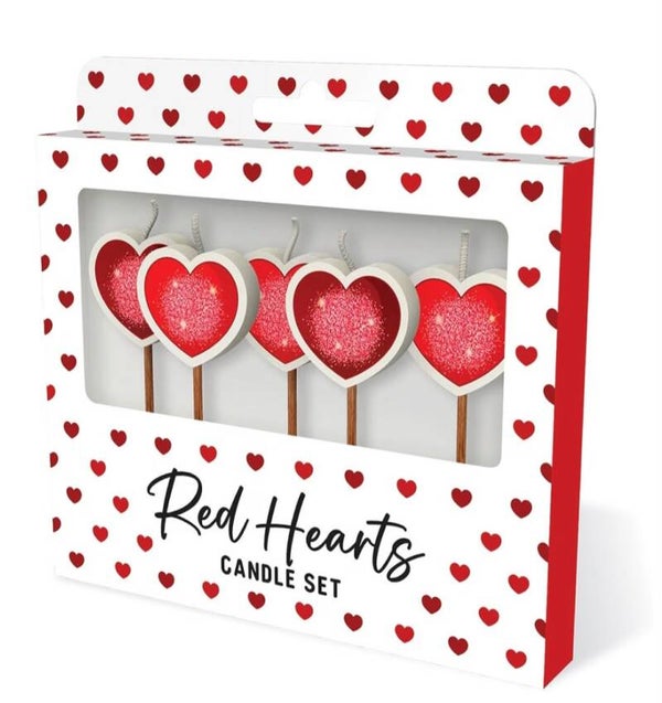 Red hearts