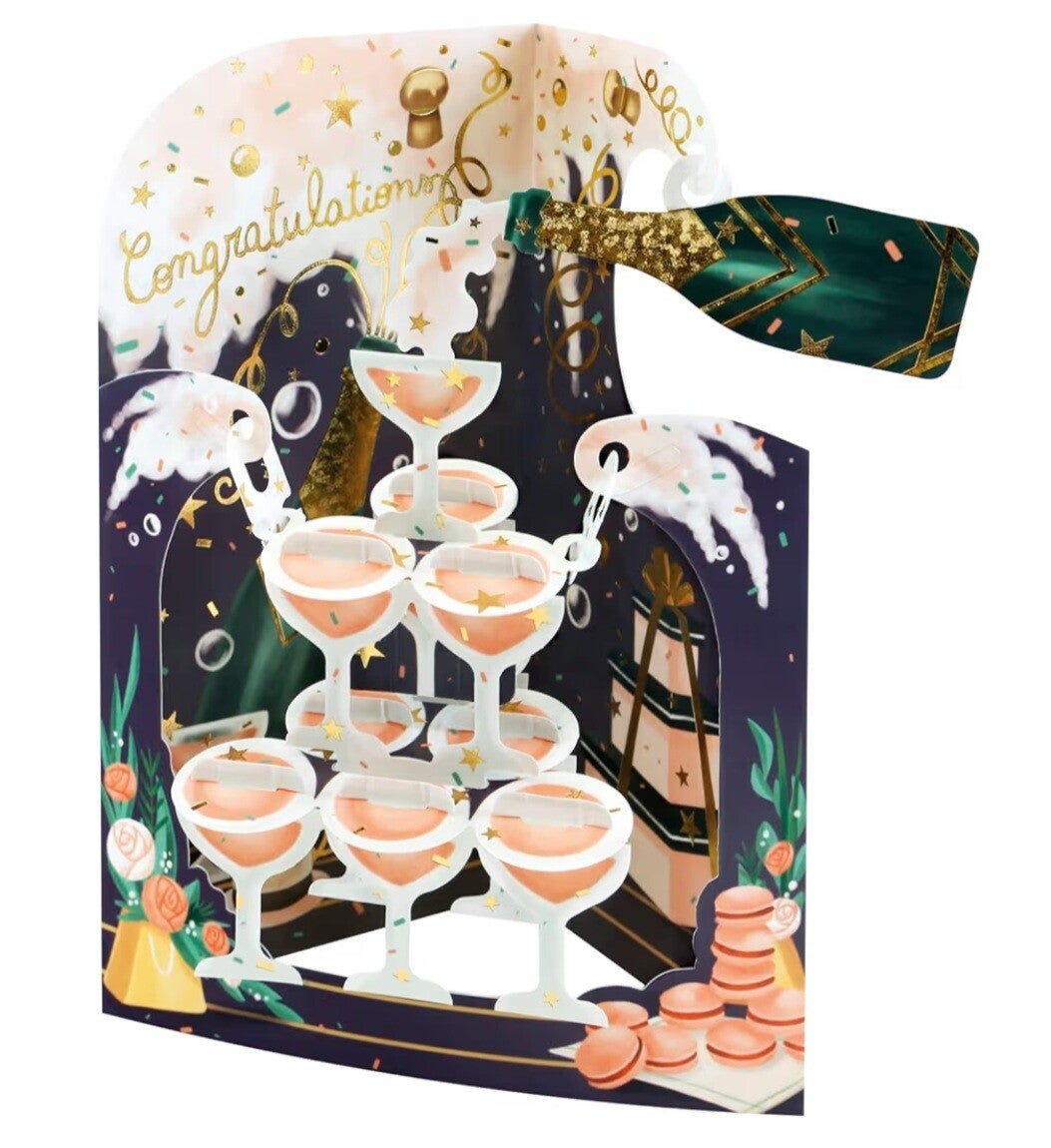Congratulations Swinging card