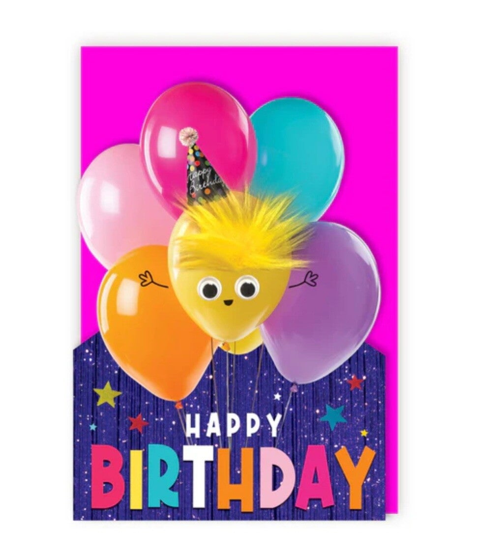 Fluffy & googly cards