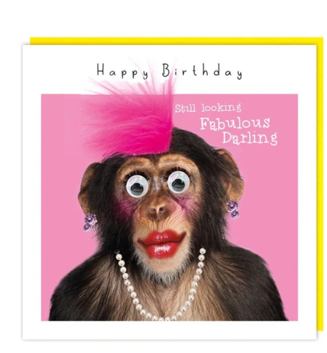 Fluffy & googly cards