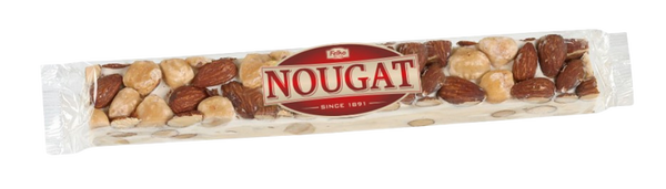 Nougat Vanille-Amandel-Hazelnoot  bar 100 gram