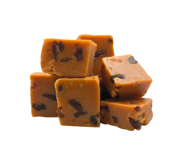 Christmas Pudding Fudge crumbly