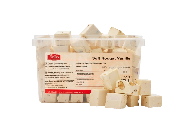 Soft Nougats mini cubes 3x 140 gram