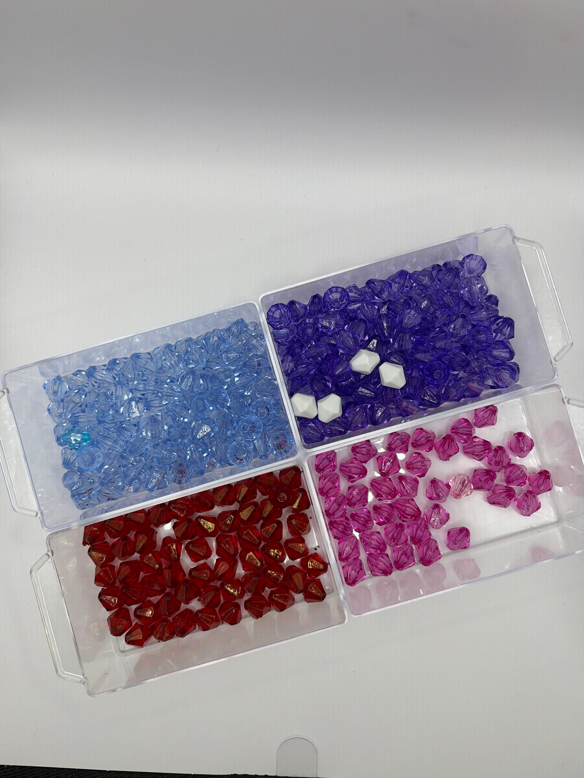 Sluitkraal diamantjes gemengd