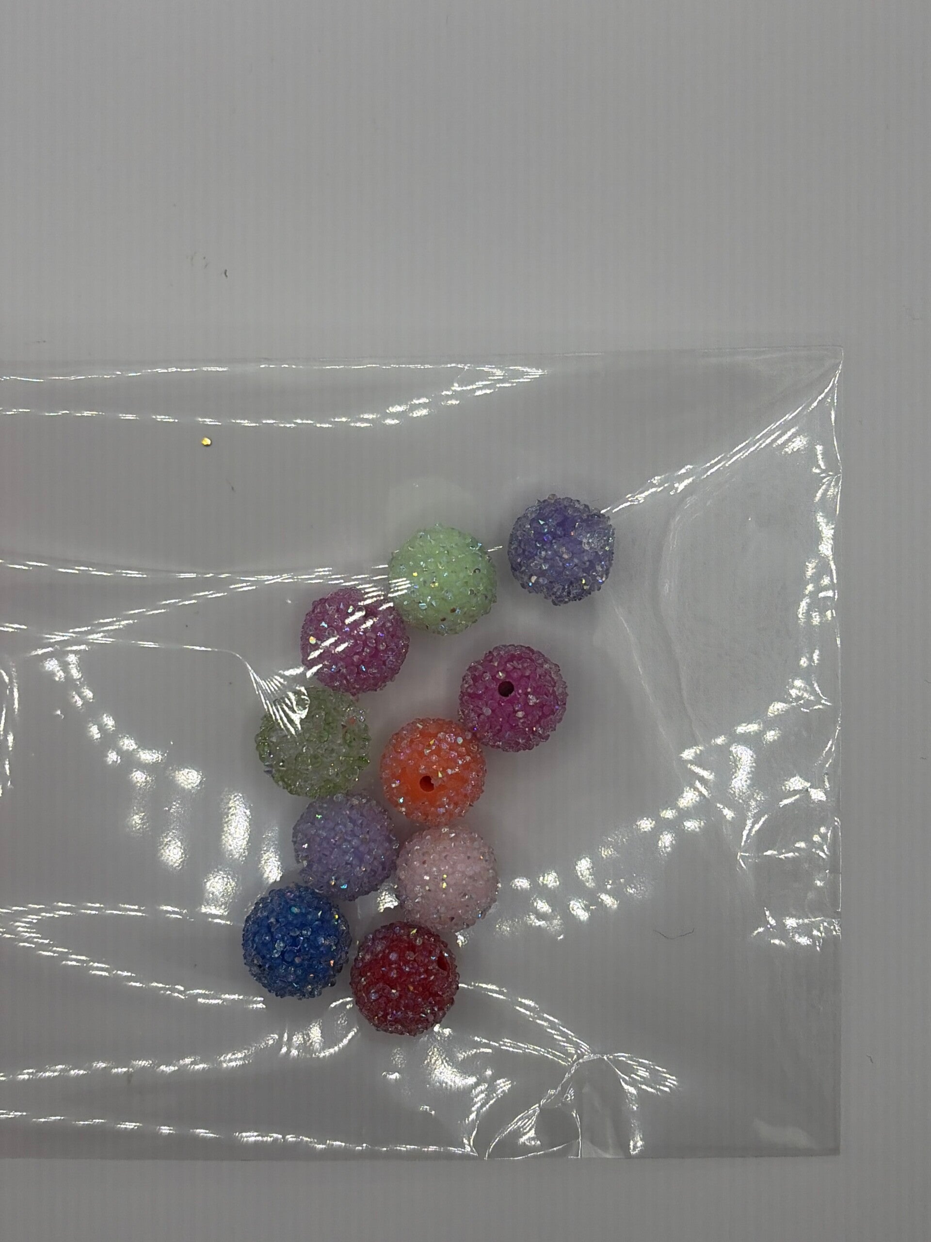 Suikerkralen 14 mm gemengd, zakje 10 stuks