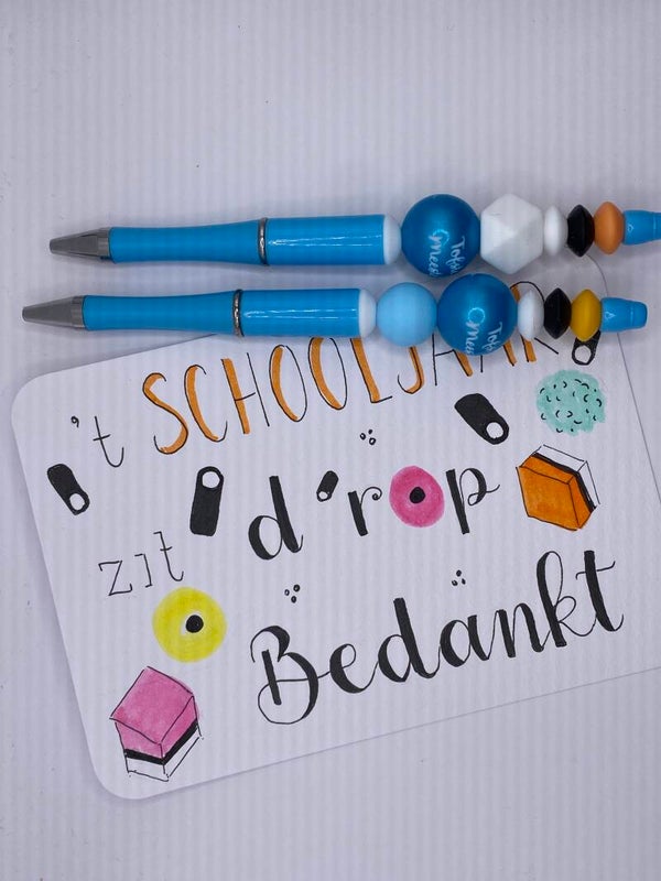 Kaart schooljaar zit d’rop meester