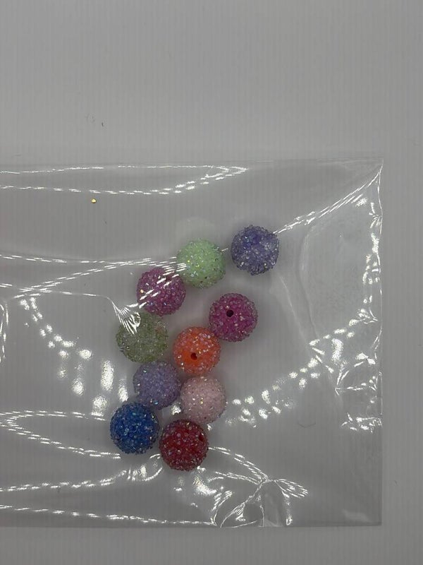 Suikerkralen 14 mm gemengd, zakje 10 stuks