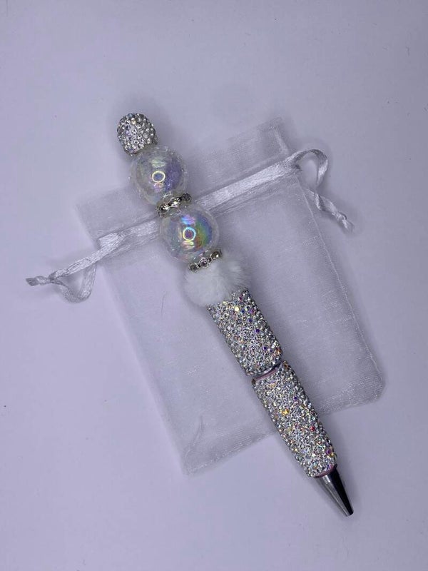 Rhinestone zilver kleurig crackle kralen