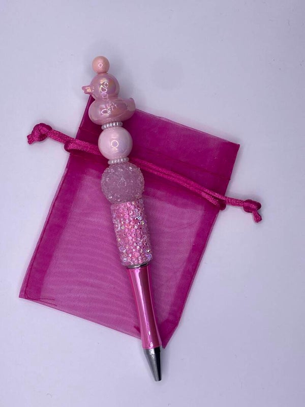 Pen roze badeend