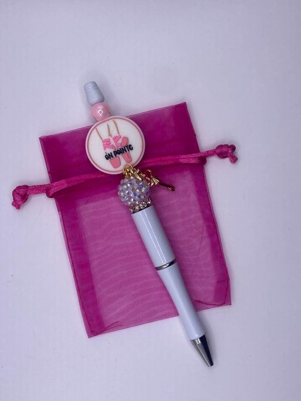 Pen met ballerina focal rond On Pointe