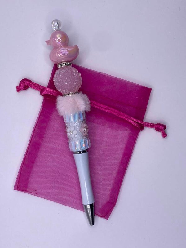 Pen roze badeend