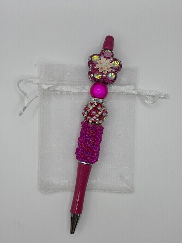 Pen cyclaamroze met bloemtopper