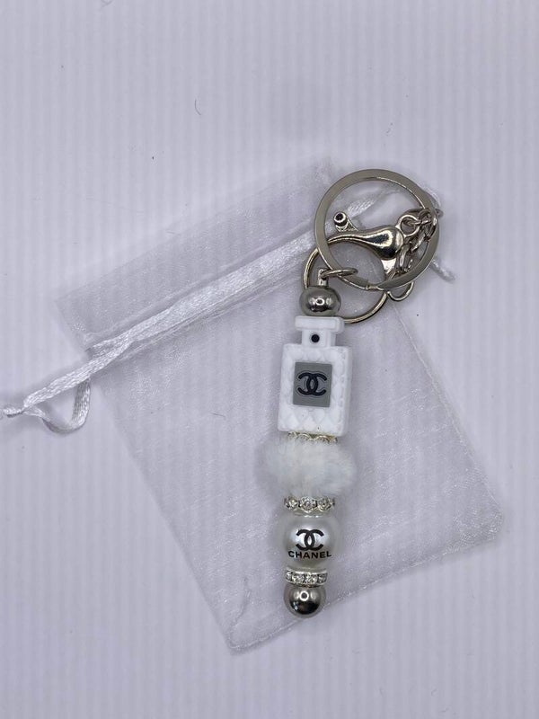 CC flesje wit sleutelhanger
