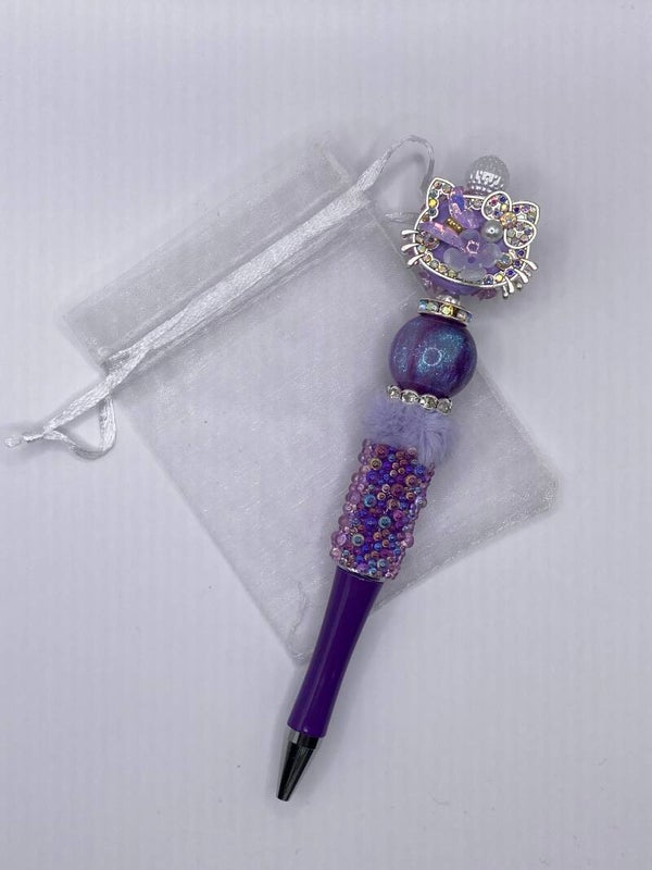 Vlinder pen paars