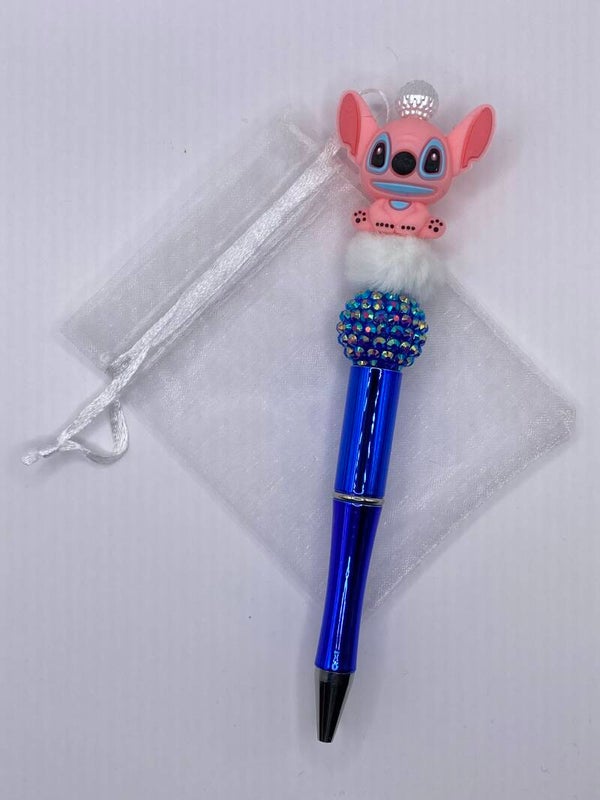 Pen Angel roze Stitch