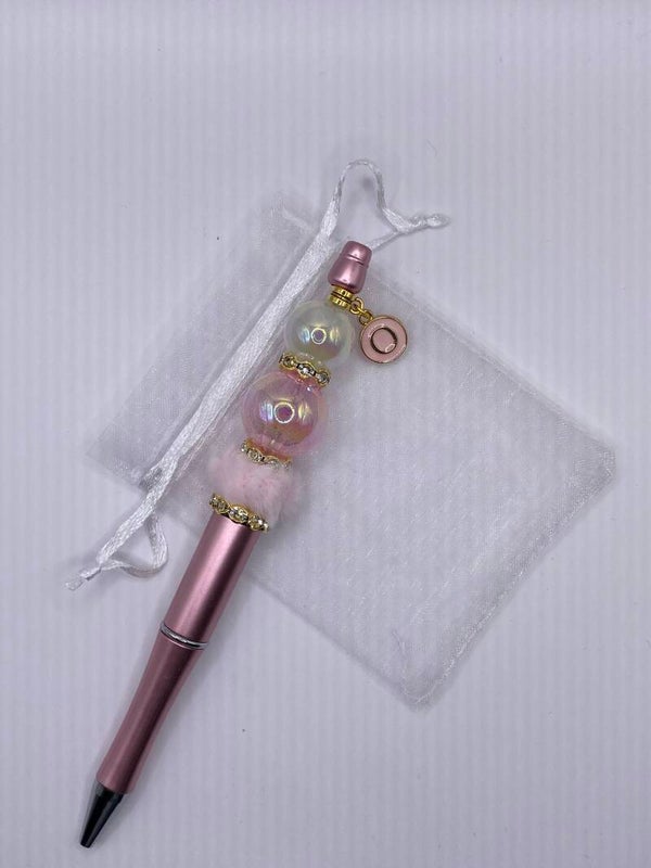 Pen roze met letterbedel