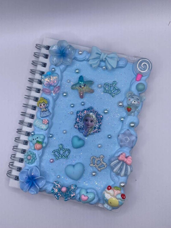 Notitieboekje A6 prinses blauw