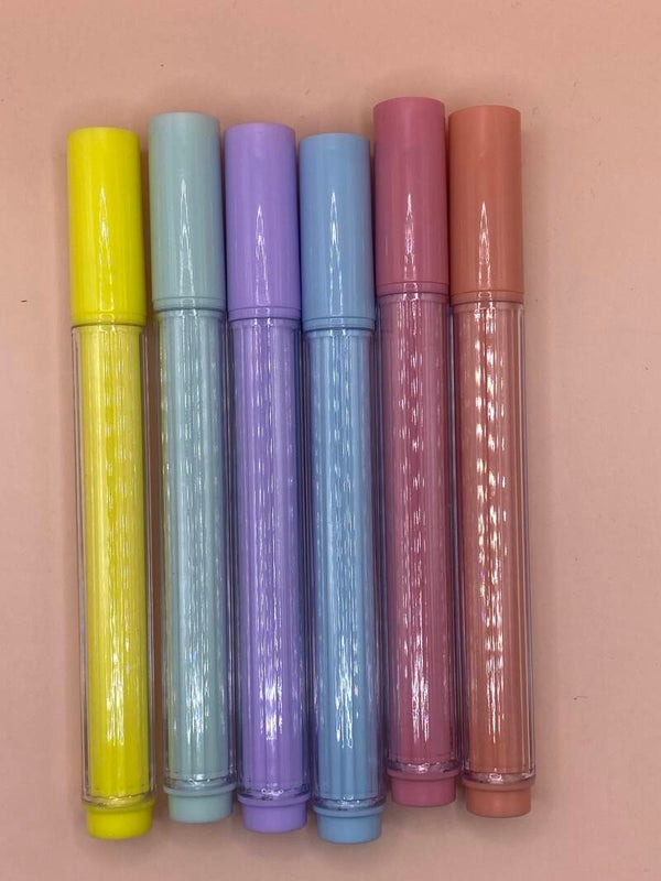 Highlighter pastelkleurig rond