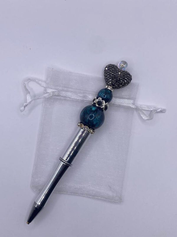 Diamond painting pen met noorderlicht kraal en hart