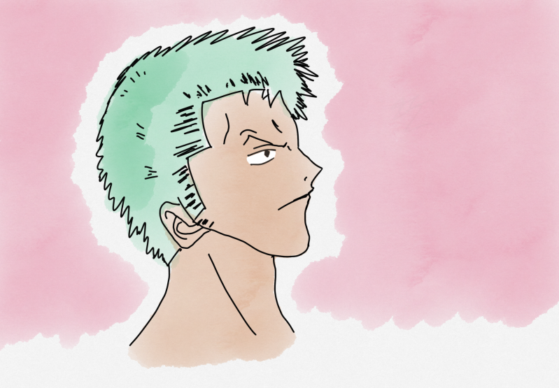 'Zoro' tablet drawing