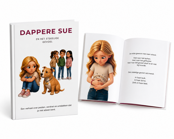 Dapper Sue en het stekelige gevoel -  Verhaal & Doe-boek in één