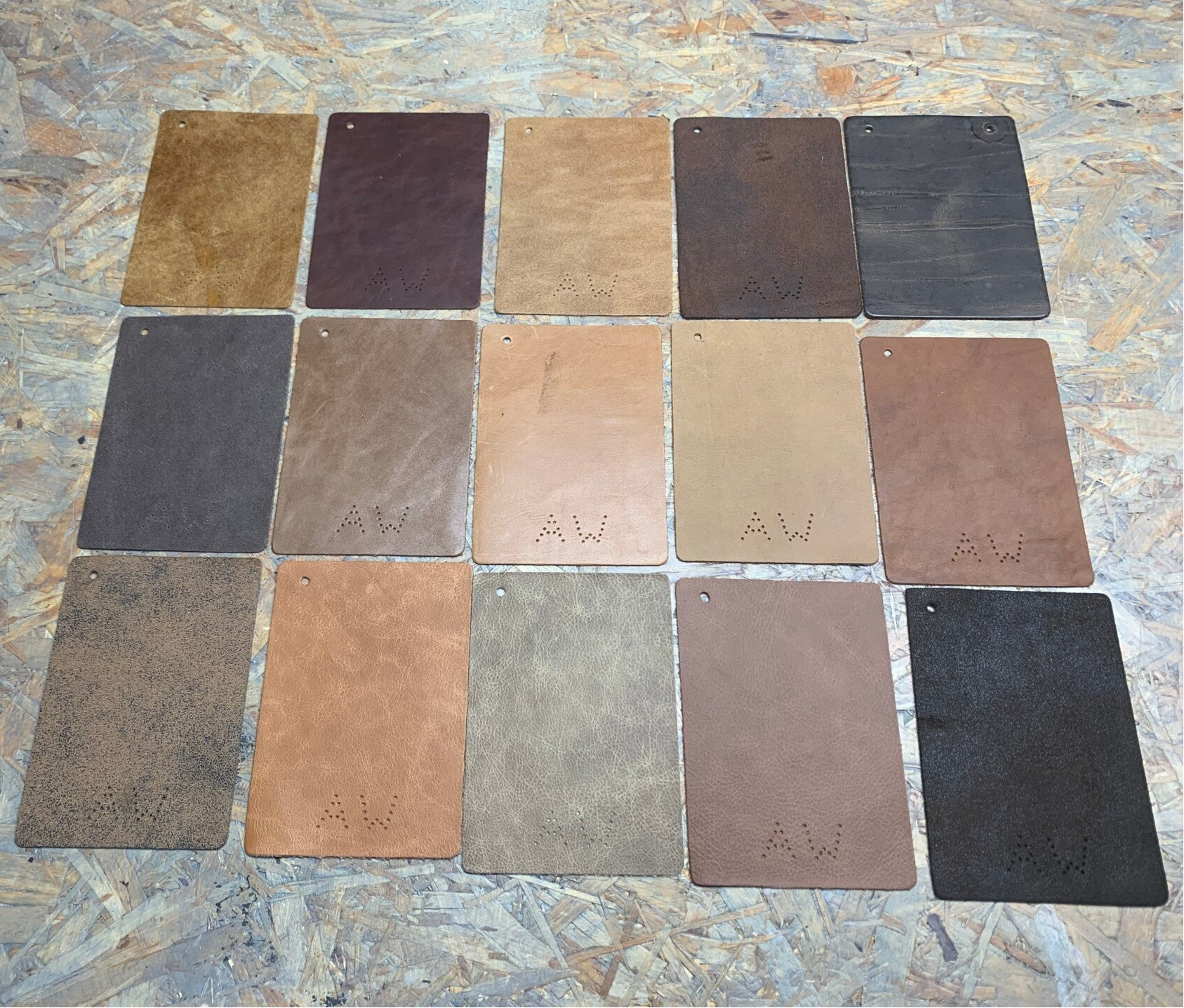 Kleine effen lapjes 1