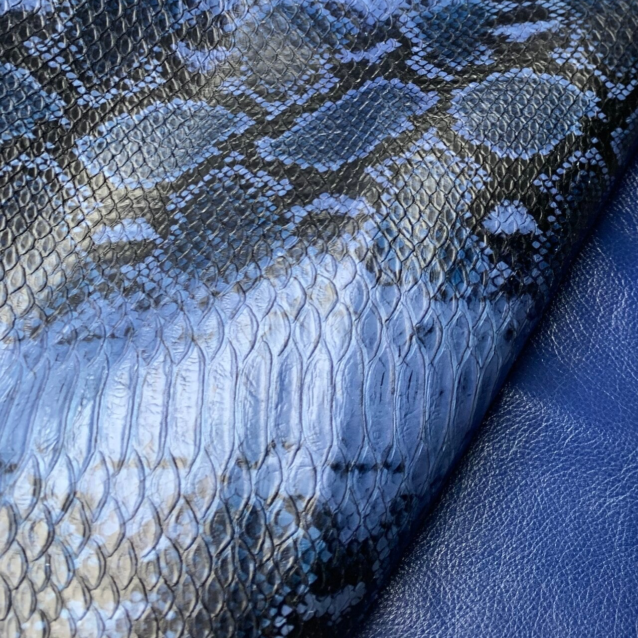 2x -Snake zwart aqua 5: 90x90-95