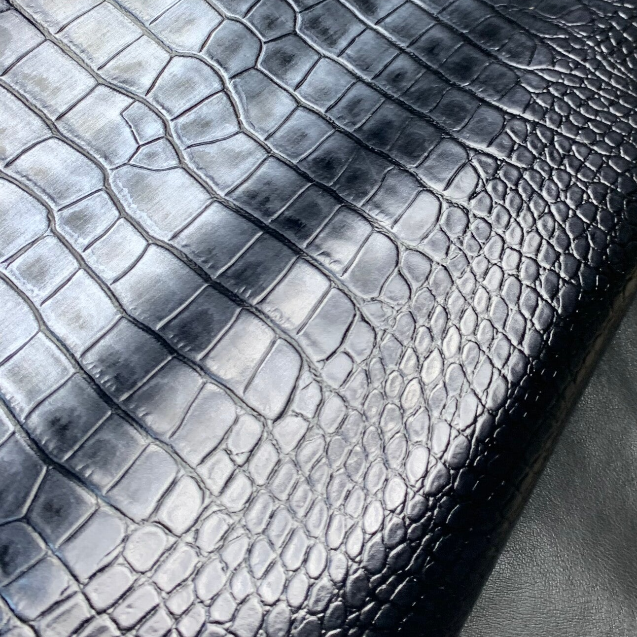 - Zwart zilvergrijze croc 2: 70-85x85