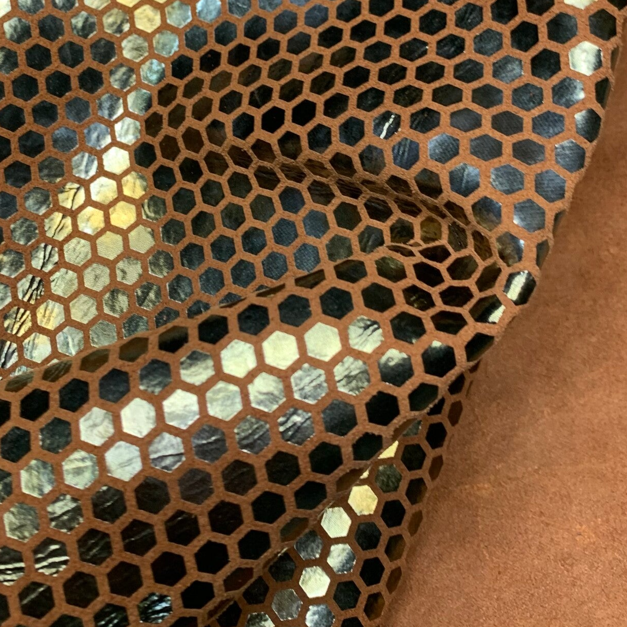 + Goud cognac honingraat 3: 105x50-60