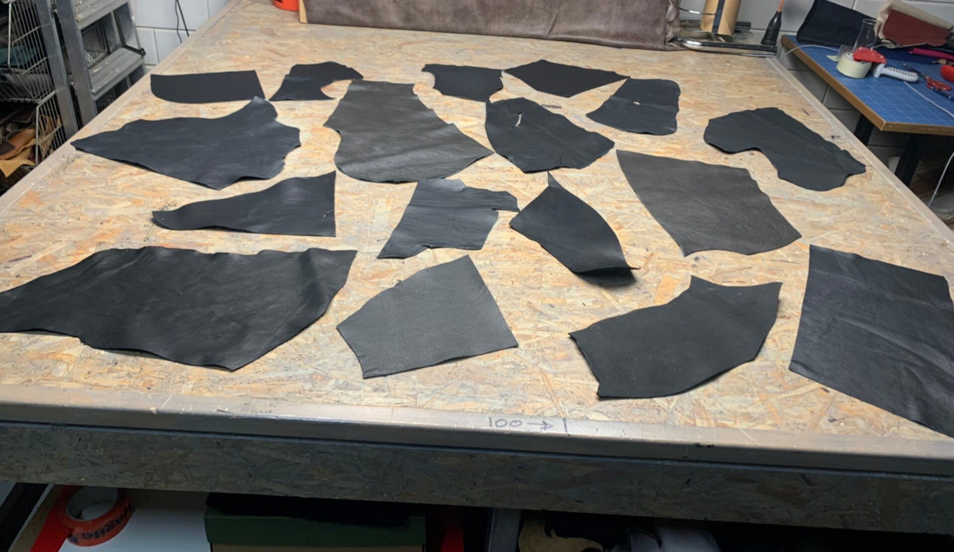 Pakket zwarte lapjes