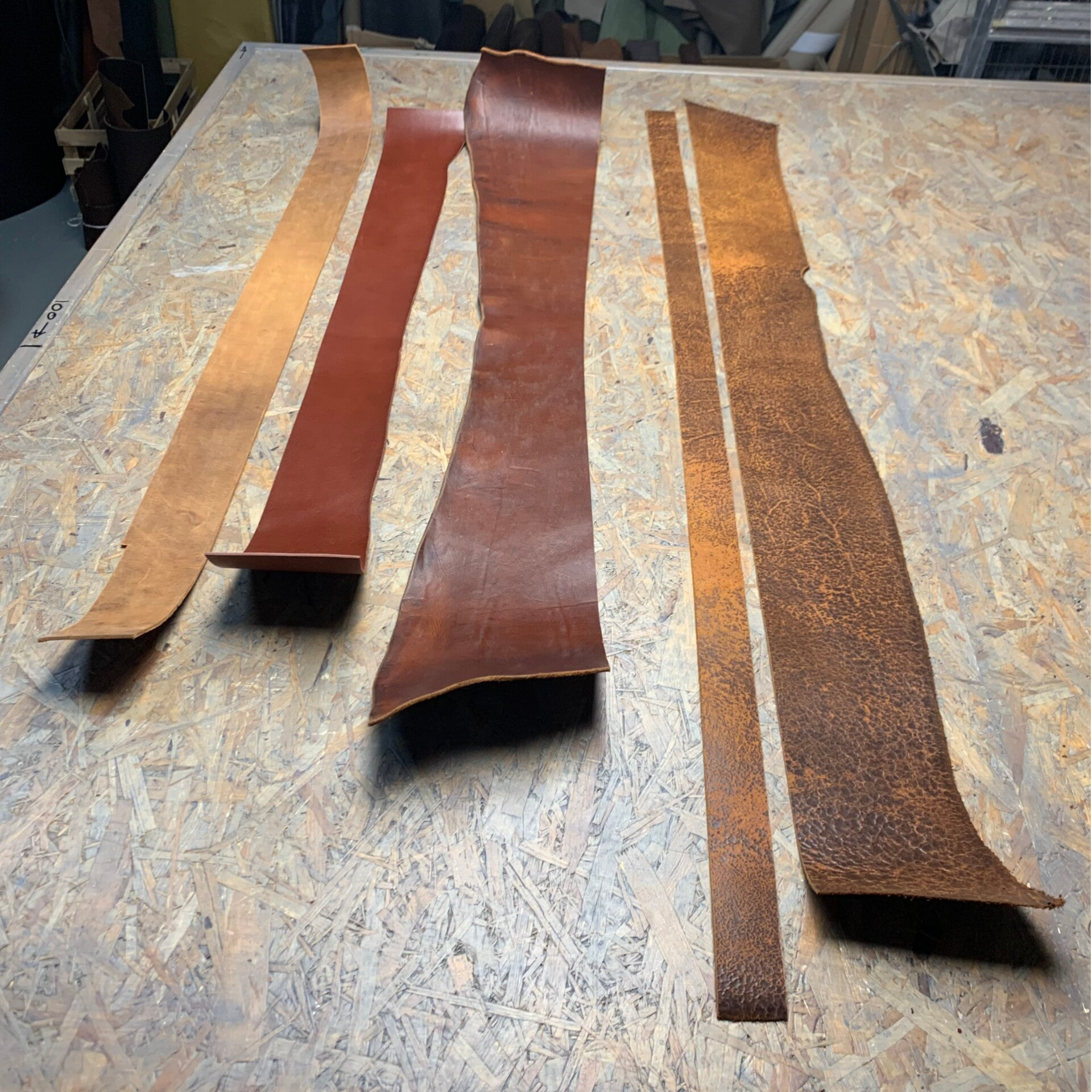 Stroken bruin/cognac