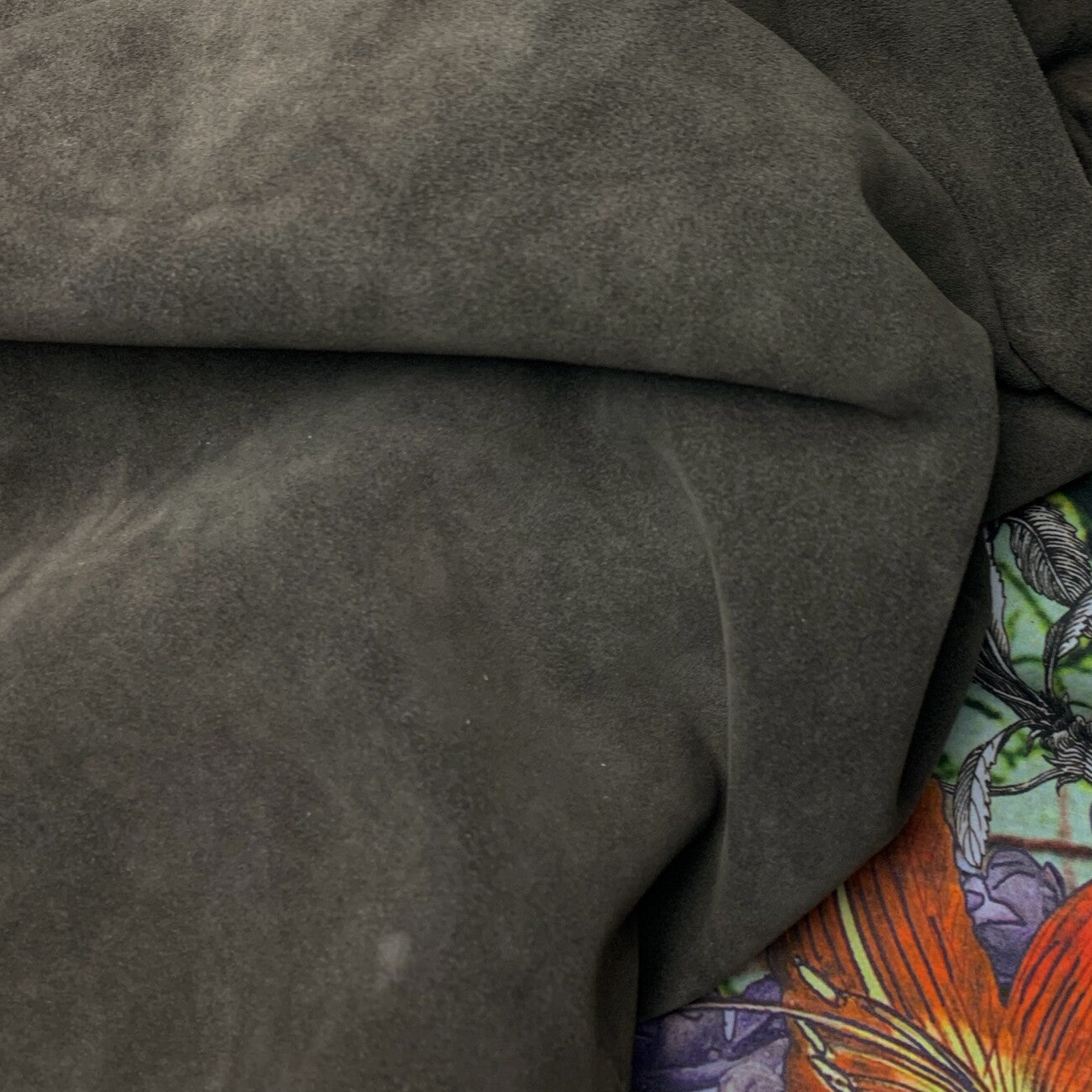 Suede donkerbruin 4: 90x50