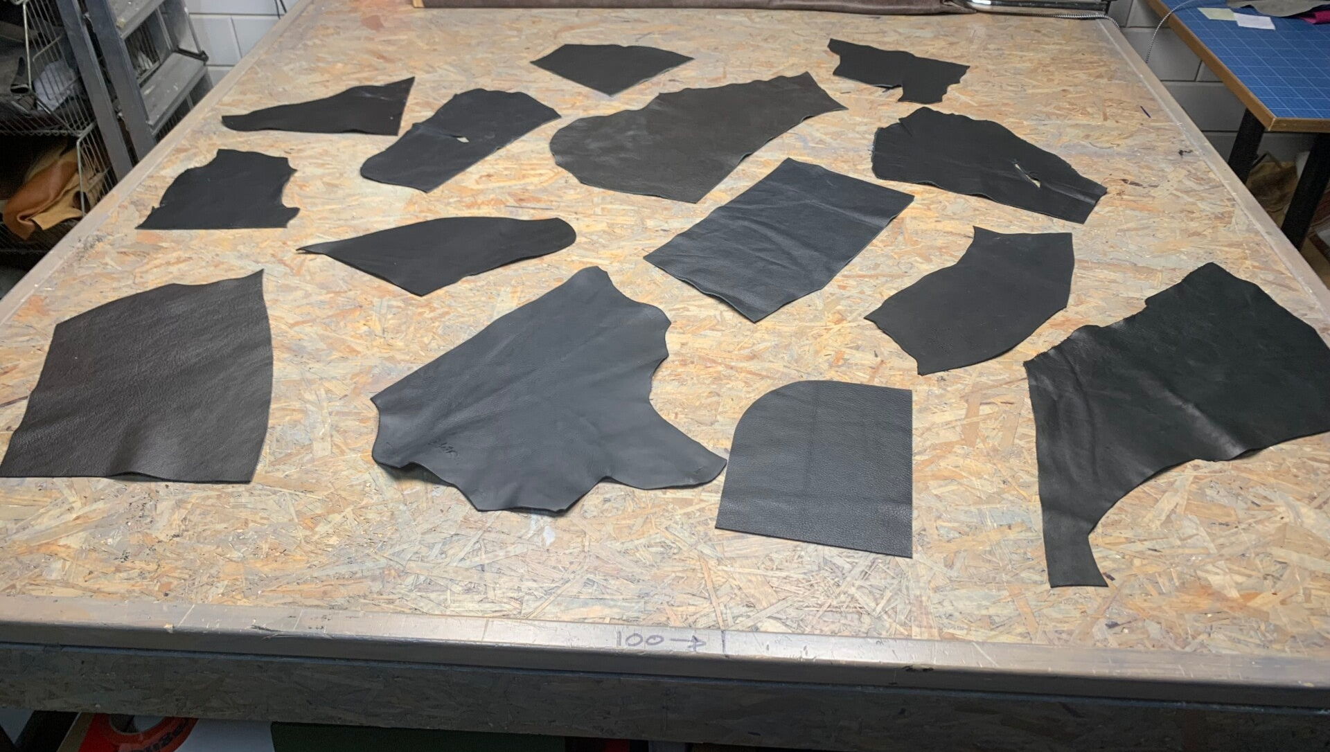 Pakket zwarte lapjes