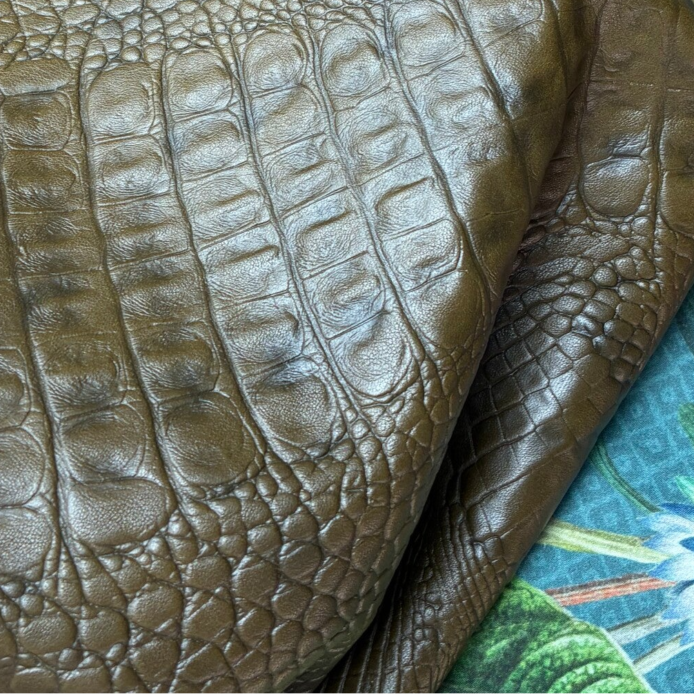 Olijfgroene croc 4: 60-80x35-55