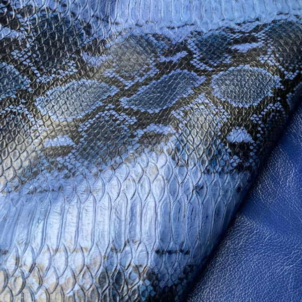 2x Snake zwart blauw 3: 90x55