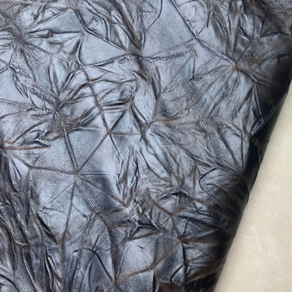 Donkerbruine bloemenprint 1: 75-100x65-75