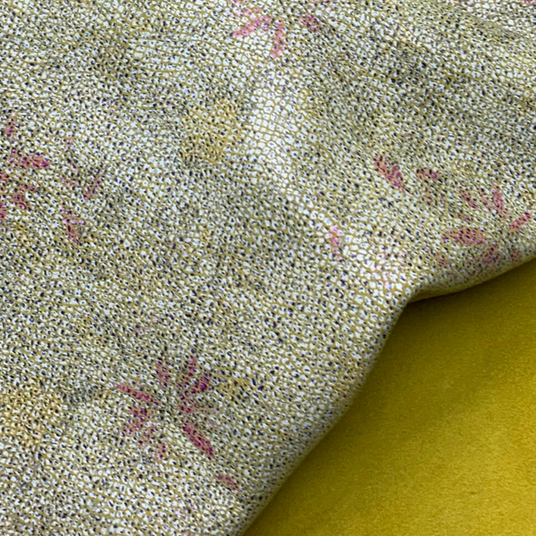 + Geel met bloemen 1: 80x60-70