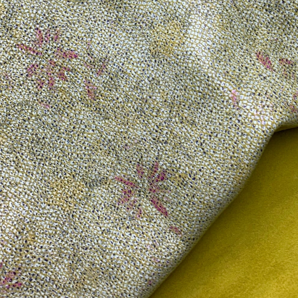 + Geel met bloemen 5: 65x50-60